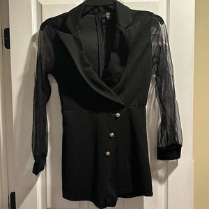 SHEIN small black romper